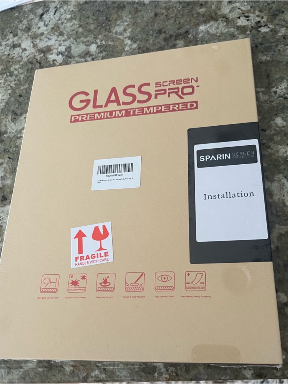 SPARIN GLASS Screen Pro Premium Tempered Screen Protector -